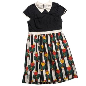 Bea & Dot Peter Pan Collar Dress Large